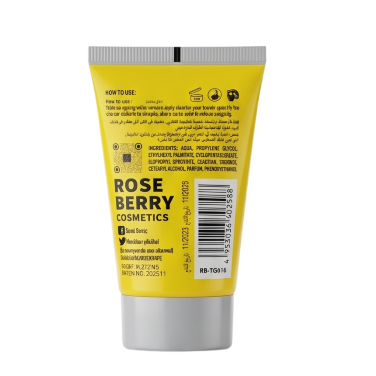 ⁦جل صمغ لتصفيف وتثبيت الشعر والحواجب مقاوم للماء من روز بيري (Rose Berry Styling Spiking Glue) - 35 جم⁩ - الصورة ⁦2⁩