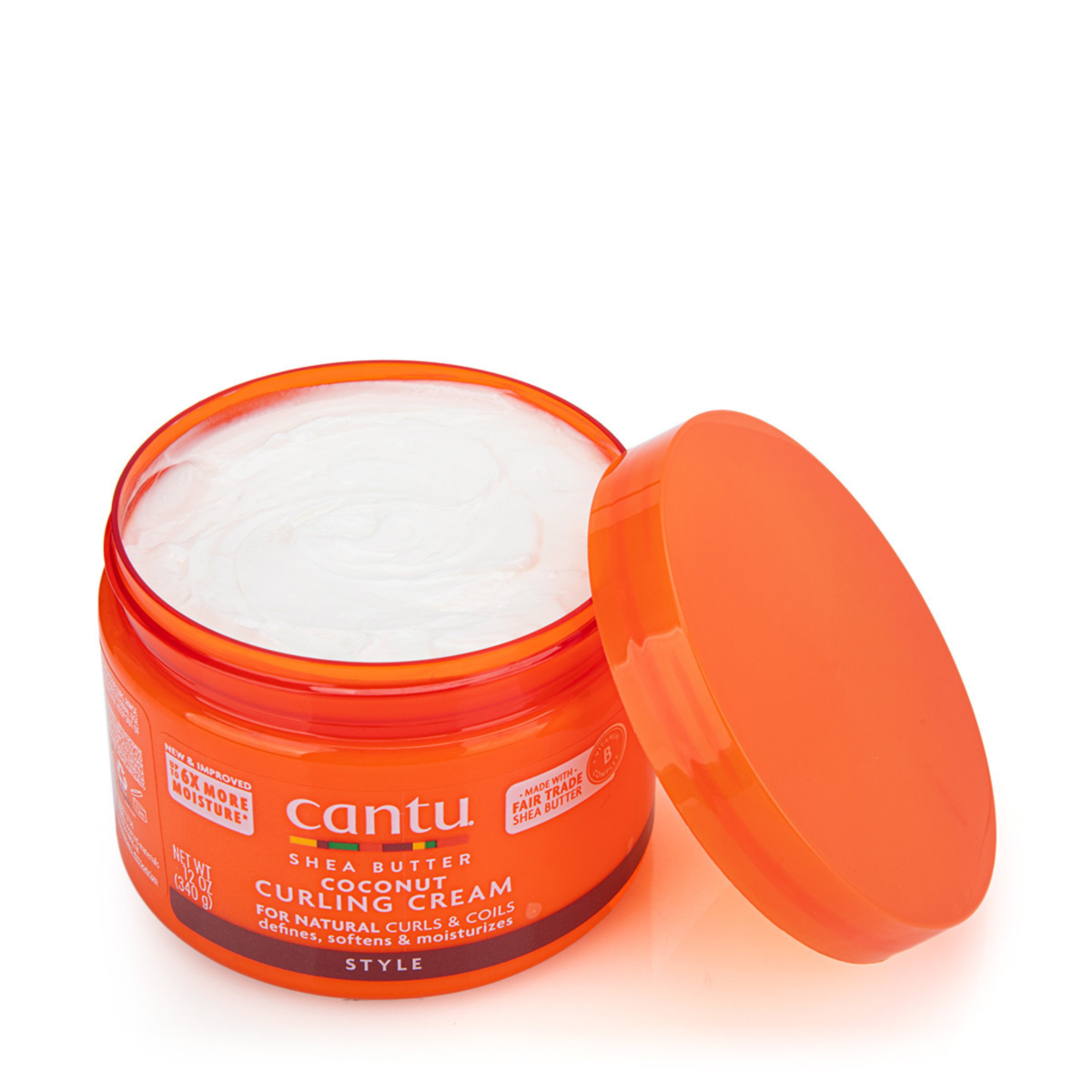 ⁦كريم تجعيد الشعر بجوز الهند للشعر الكيرلي والمموج من كانتو (Cantu Coconut Curling Cream) - 340 جم⁩ - الصورة ⁦2⁩