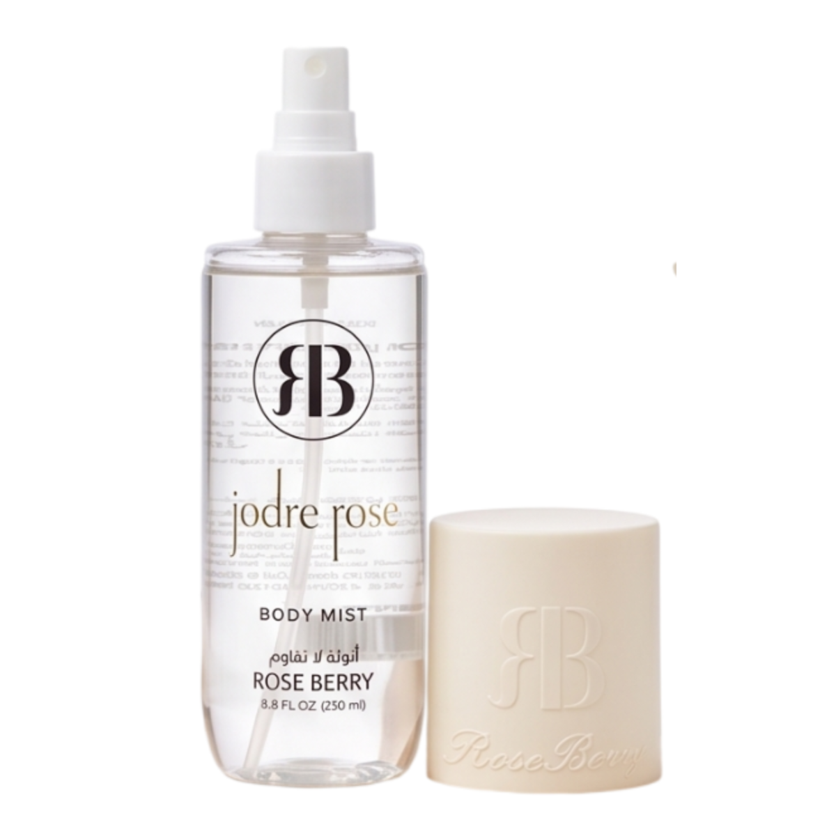 ⁦معطر جسم روز بيري جودر روز برائحة جادور (Rose Berry Jodre Rose Body Mist) – 250 مل⁩ - الصورة ⁦2⁩