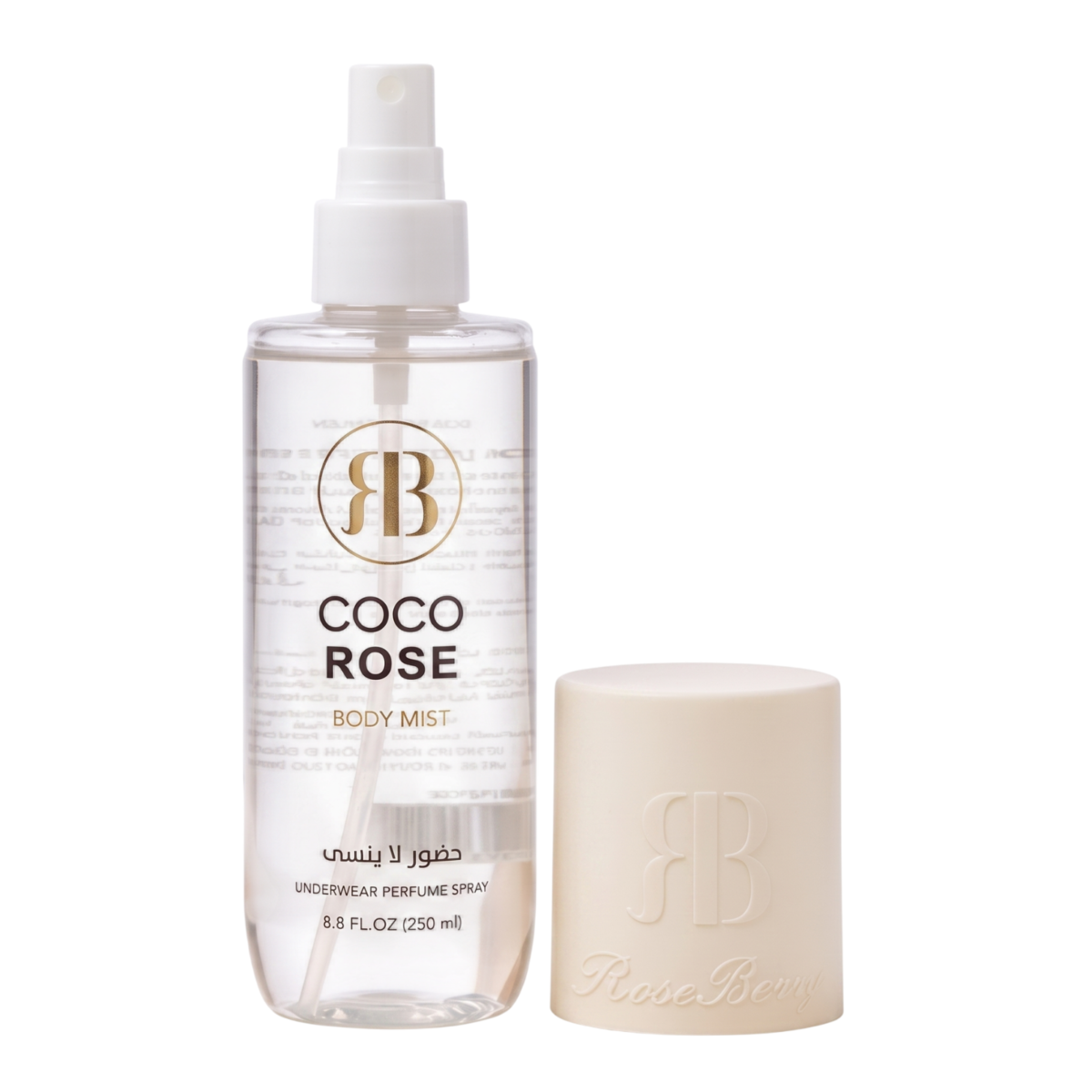 ⁦معطر جسم روز بيري برائحة كوكو روز (Rose Berry Coco Rose Scented Body Mist) - 250 مل⁩ - الصورة ⁦2⁩