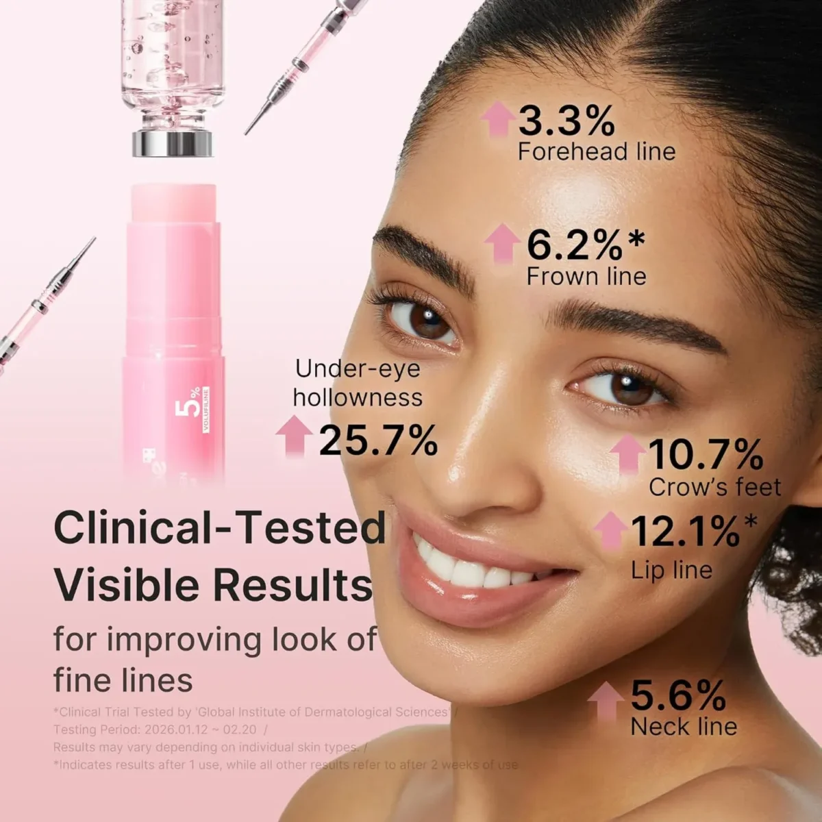 ⁦ستيك بالم بي دي آر إن الكولاجين الوردي المتعدد لتعزيز حجم ونضارة البشرة من ميديكيوب (Medicube PDRN Pink Collagen Volume Multi Balm) - 10 جم⁩ - الصورة ⁦3⁩