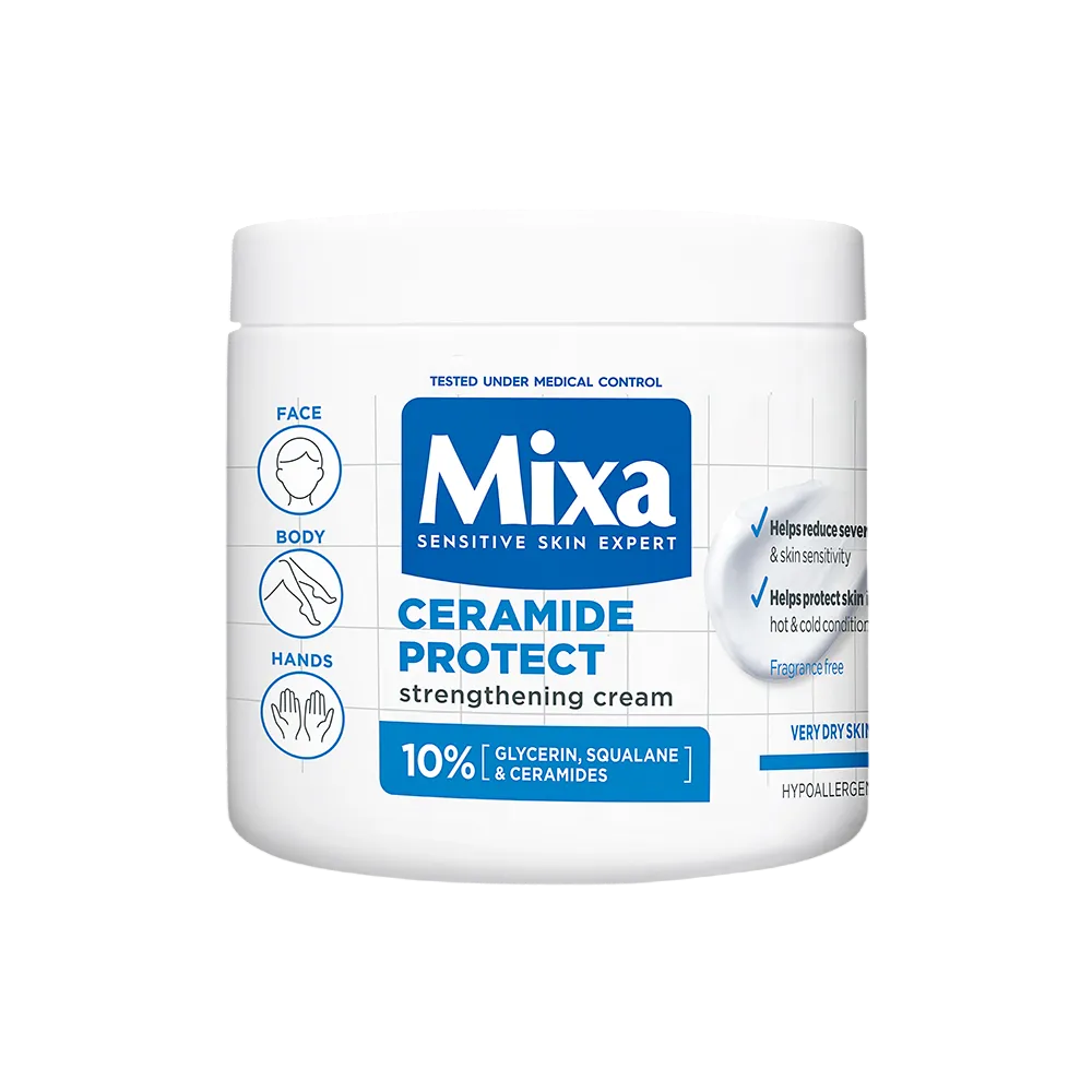 ⁦كريم الجسم سيراميد بروتيكت لترميم وحماية حاجز البشرة من ميكسا (Mixa Ceramide Protect Body Cream) - 400 مل⁩ - الصورة ⁦1⁩