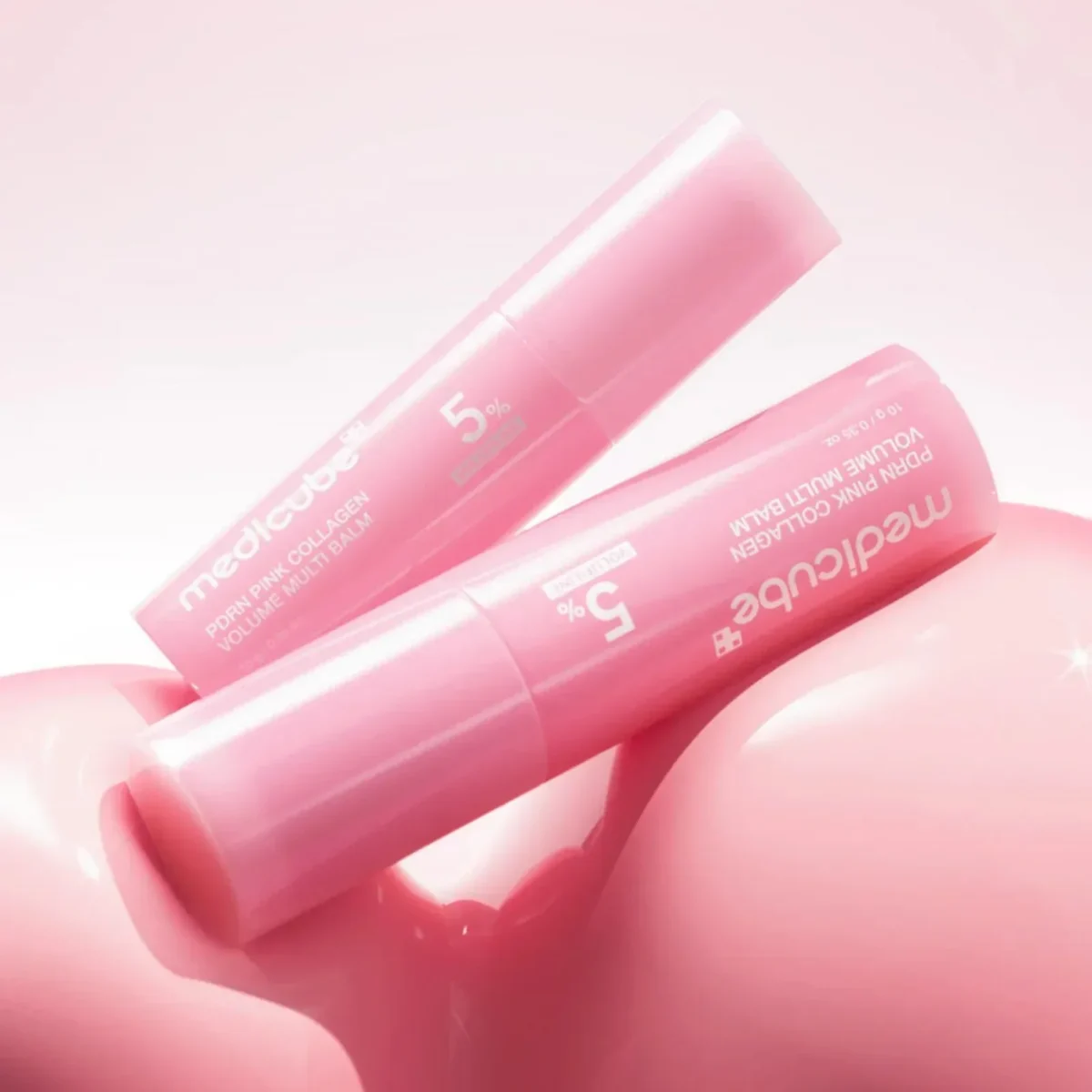 ⁦ستيك بالم بي دي آر إن الكولاجين الوردي المتعدد لتعزيز حجم ونضارة البشرة من ميديكيوب (Medicube PDRN Pink Collagen Volume Multi Balm) - 10 جم⁩ - الصورة ⁦7⁩