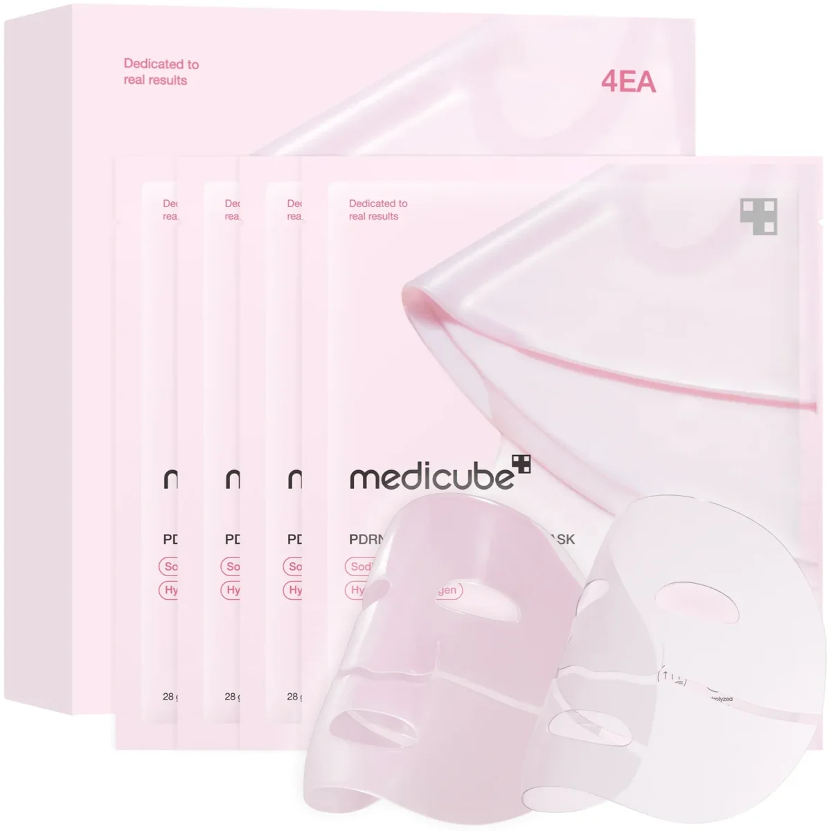 ⁦ماسك جل بي دي آر إن الكولاجين الوردي لشد ونضارة البشرة من ميديكيوب (Medicube PDRN Pink Collagen Gel Mask)⁩ - الصورة ⁦6⁩