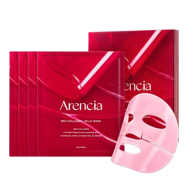 ماسك الكولاجين الأحمر الجيلي لشد ونضارة البشرة من ارينسيا (Arencia Red Collagen Jello Mask)