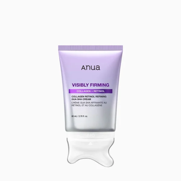 كريم الكولاجين والريتينول لشد ونحت الوجه مع رأس جواشا من انوا (Anua Collagen Retinol Refining Gua Sha Cream) - 80 مل