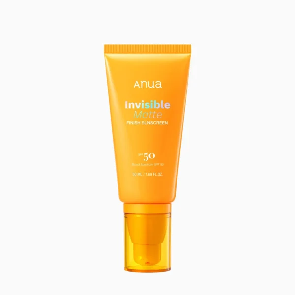 واقي شمس بلمسة مطفية غير مرئية من انوا (Anua Invisible Matte Finish Sunscreen) - 50 مل