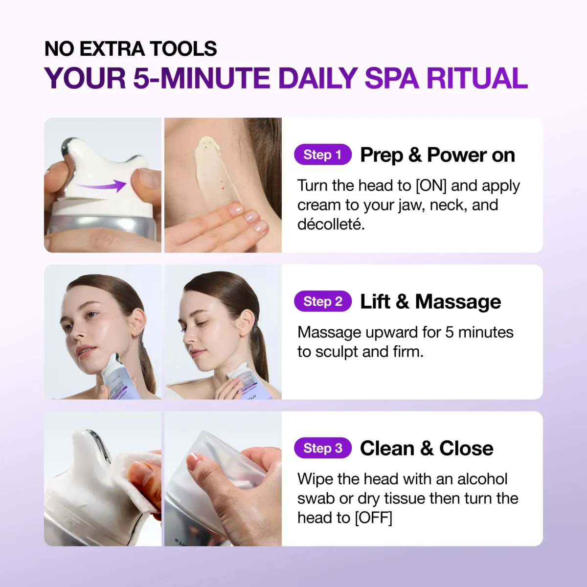 ⁦كريم الكولاجين والريتينول لشد ونحت الوجه مع رأس جواشا من انوا (Anua Collagen Retinol Refining Gua Sha Cream) - 80 مل⁩ - الصورة ⁦2⁩
