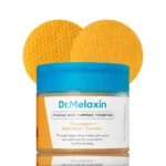 وسادات قطنية لتفتيح التصبغات بحمض الكوجيك والكركم من دكتور ميلاكسين (Dr. Melaxin TX Kojic Acid Turmeric Toner Pads) - 70 وسادة