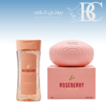 مجموعة بودرة وزيت الجسم روز بيري برائحة سكاندال (Rose Berry Scandal Scented Body Powder and Oil Set)
