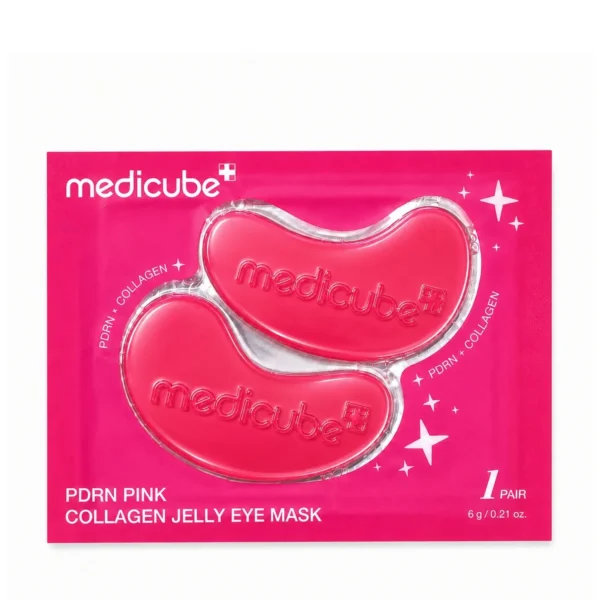 لصقات الكولاجين للعين بتقنية PDRN من ميديكيوب (Medicube PDRN Pink Collagen Jelly Eye Mask) - زوج واحد