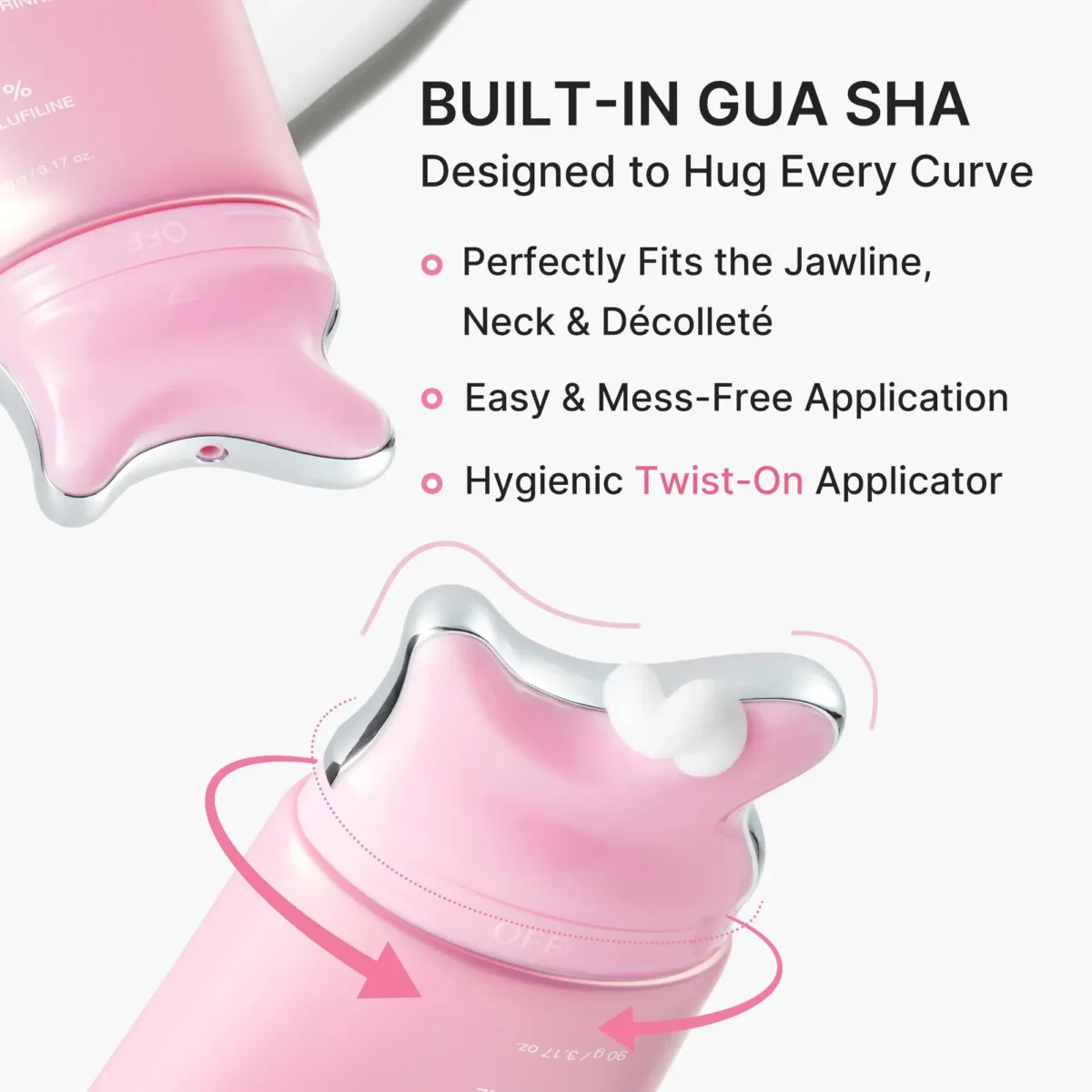 ⁦كريم لشد تجاعيد الرقبة بالكولاجين وتقنية PDRN مع أداة مساج من ميديكيوب (Medicube PDRN Collagen Gua Sha Neck Cream) - 90 جم⁩ - الصورة ⁦2⁩