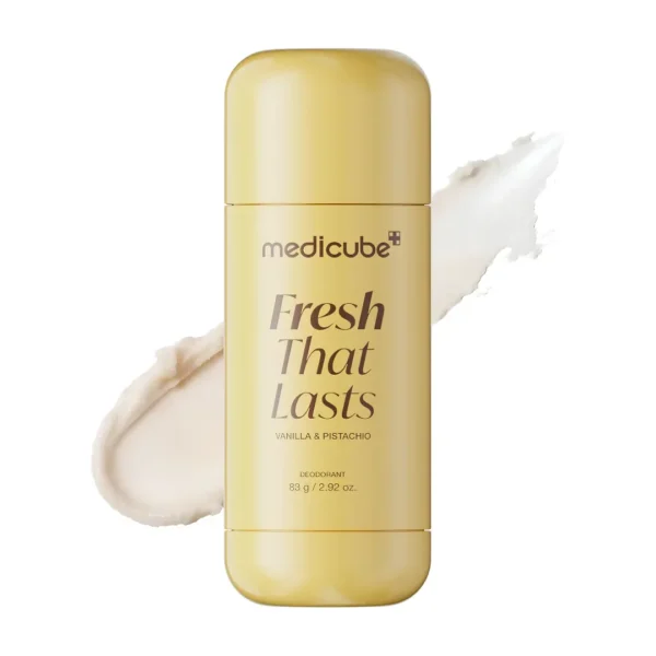 مزيل عرق مفتح بحمض الكوجيك برائحة الفانيليا والفستق من ميديكيوب (Medicube Fresh That Lasts Kojic Acid Brightening Deodorant) - 83 جم