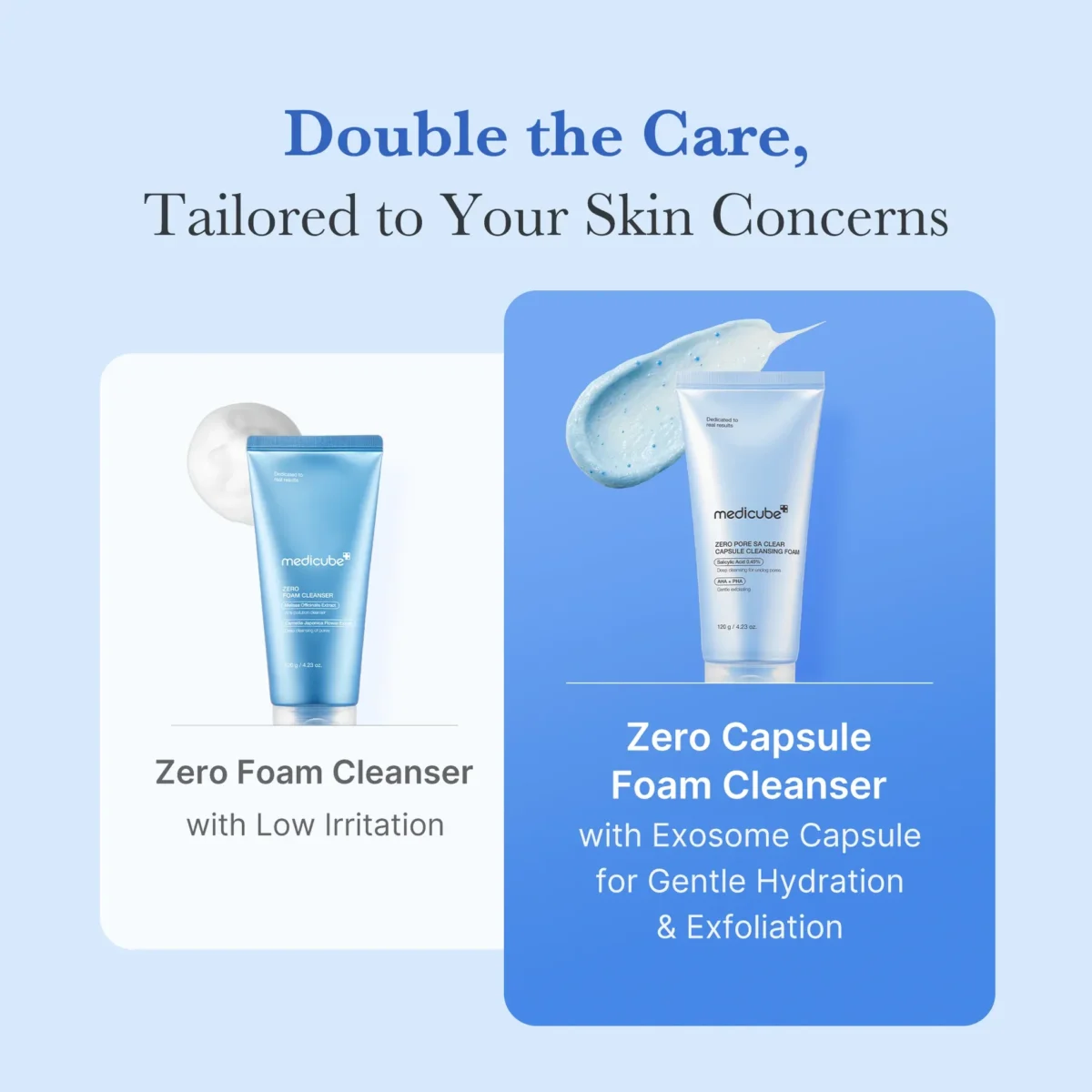 ⁦غسول كبسولات زيرو بور الأزرق لتنظيف المسام العميق من ميديكيوب (Medicube Zero Pore Capsule Cleansing Foam) - 120 مل⁩ - الصورة ⁦7⁩