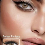 عدسة فرش ليدي - أمبر فانتسي | Fresh lady Amber Fantasy Contact Lenses