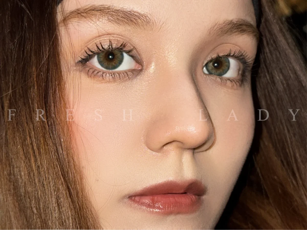 ⁦عدسة فرش ليدي - إيميرالد جرين | Fresh lady Emerald Green Contact Lenses⁩ - الصورة ⁦2⁩