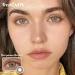 عدسة فرش ليدي - جورجيوس براون | Fresh lady Gorgeous Brown Contact Lenses