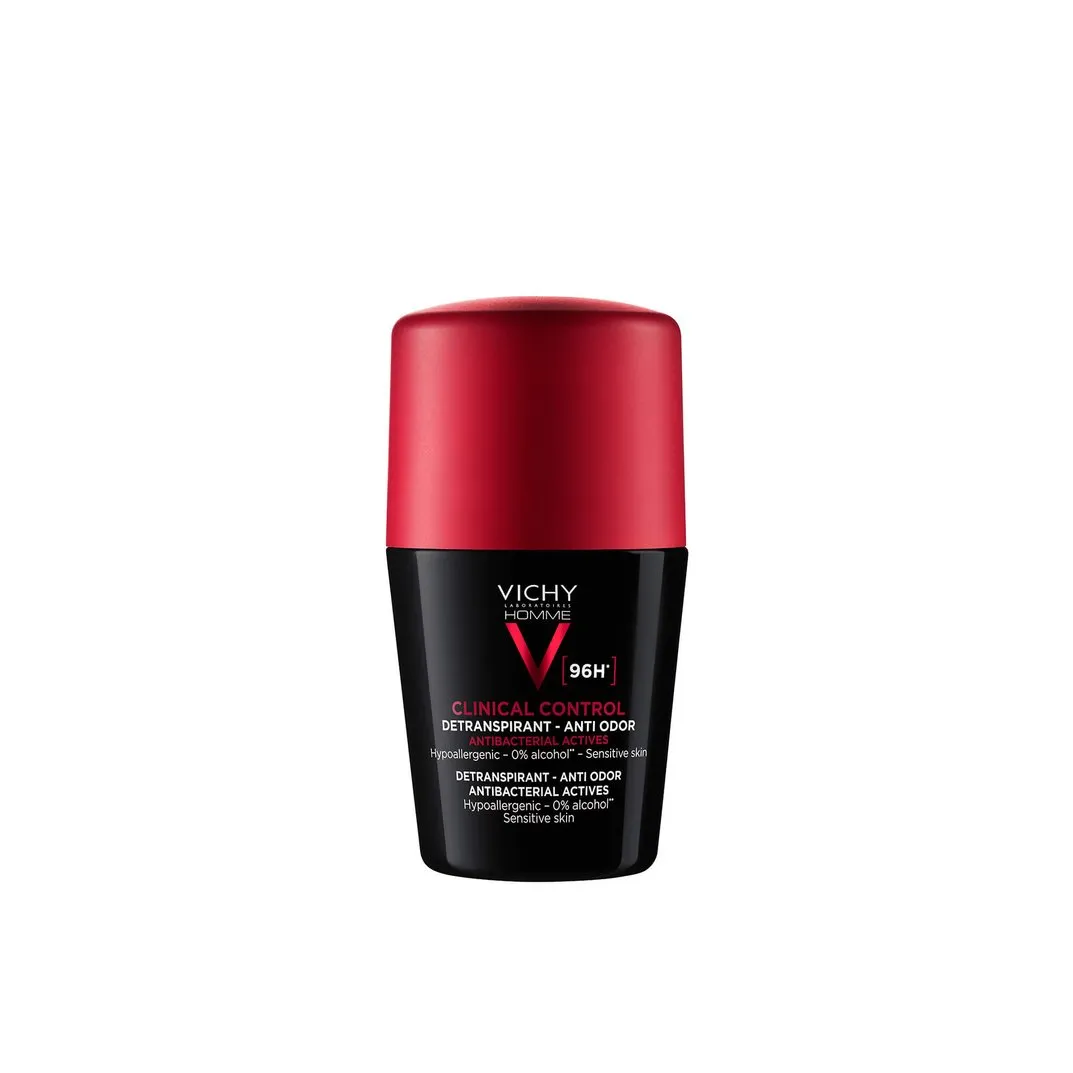 clinical-control-96h-man-pack5 (1) مزيل عرق كلينيكال كنترول 96 ساعة مضاد للتعرق والرائحة للرجال من فيشي (Vichy Clinical Control 96H Anti-Odor Deodorant) - 50 مل - الصورة 1