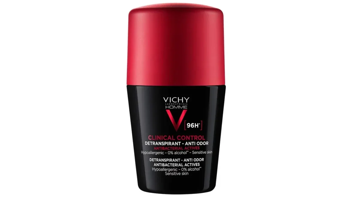 ⁦مزيل عرق كلينيكال كنترول 96 ساعة مضاد للتعرق والرائحة للرجال من فيشي (Vichy Clinical Control 96H Anti-Odor Deodorant) - 50 مل⁩ - الصورة ⁦5⁩