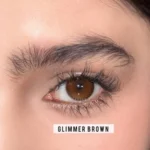 عدسة فرش ليدي - جليمر براون | Fresh lady Glimmer Brown Contact Lenses