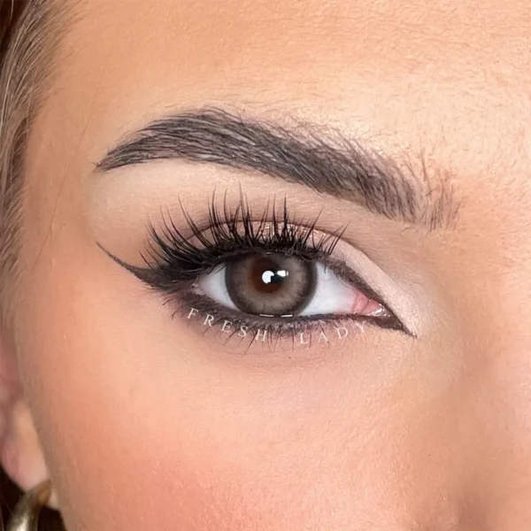 عدسة فرش ليدي - كوكو براون | Fresh lady Coco Brown Contact Lenses
