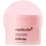 وسادات تونر جل الكولاجين الوردي لشد وتفتيح البشرة من ميديكيوب (Medicube PDRN Pink Collagen Toning Gel Toner Pad) - 70 قطعة