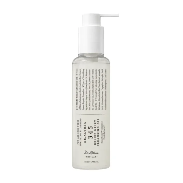 غسول زيتي حليبي مهدئ 345 من دكتور ألثيا (Dr. Althea 345 Relief Milky Cleansing Oil) - 145 مل