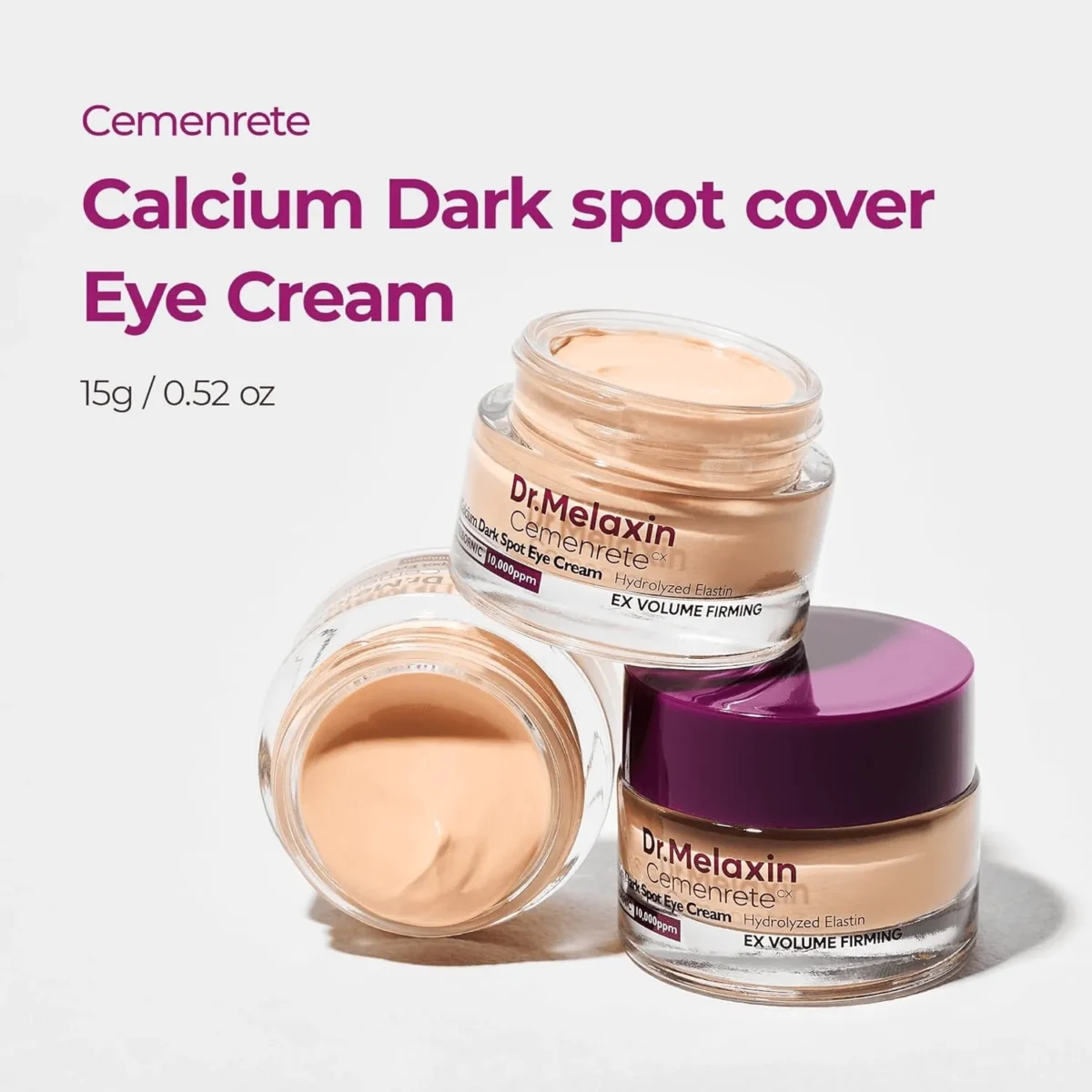 ⁦كريم العين للهالات السوداء بالكالسيوم من دكتور ميلاكسين (Dr. Melaxin Cemenrete Calcium Dark Spot Eye Cream) - 15 جم⁩ - الصورة ⁦2⁩