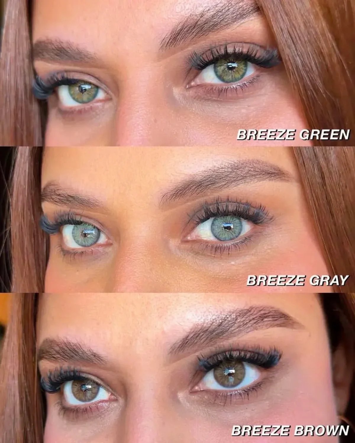 ⁦عدسة فرش ليدي - بريز جراي | Fresh lady Breeze Gray Contact Lenses⁩ - الصورة ⁦3⁩