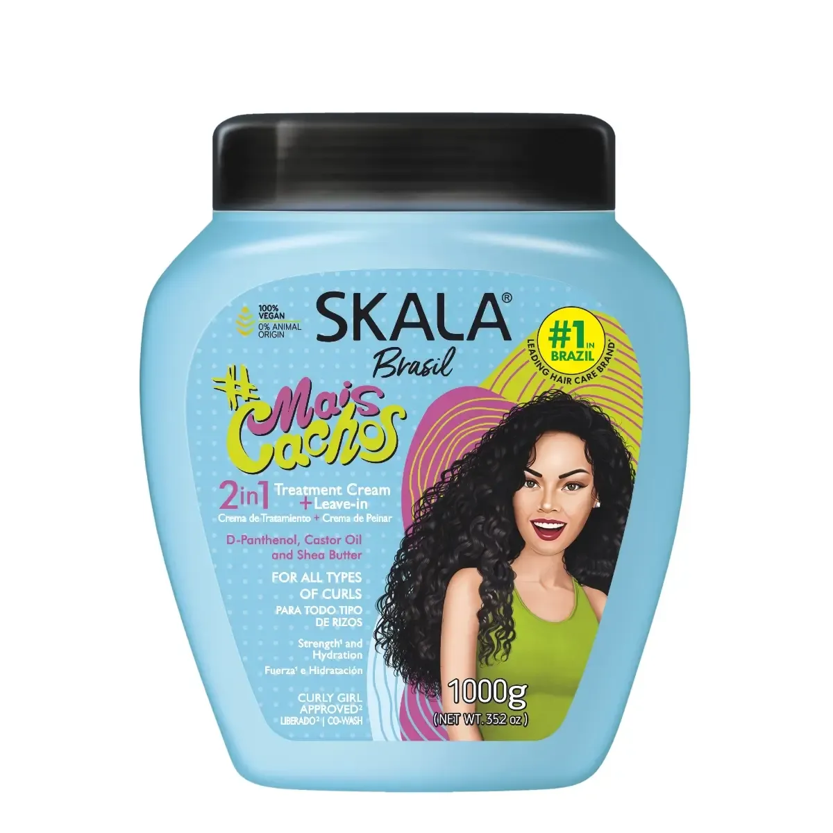 skala-mais-cachos-curly-hair-treatment-cream_DarBeauty (1) كريم العناية وتحديد الشعر الكيرلي مايس كاشوس من سكالا (Skala Mais Cachos Treatment Cream) - 1000 جم - الصورة 1