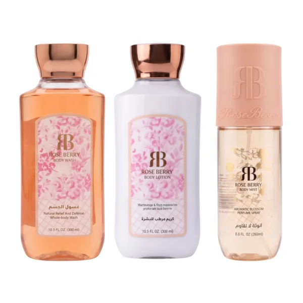 مجموعة العناية بالجسم فلورا من روز بيري (Rose Berry Flora Body Set)