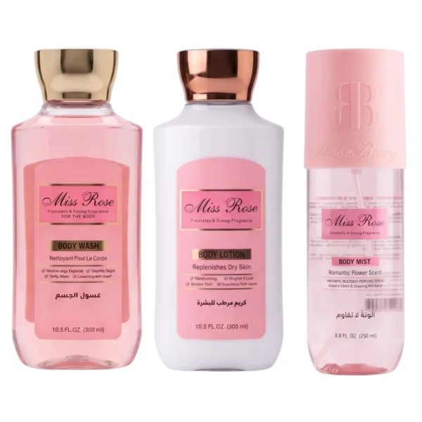 مجموعة العناية بالجسم ميس روز من روز بيري (Rose Berry Miss Rose Body Set)