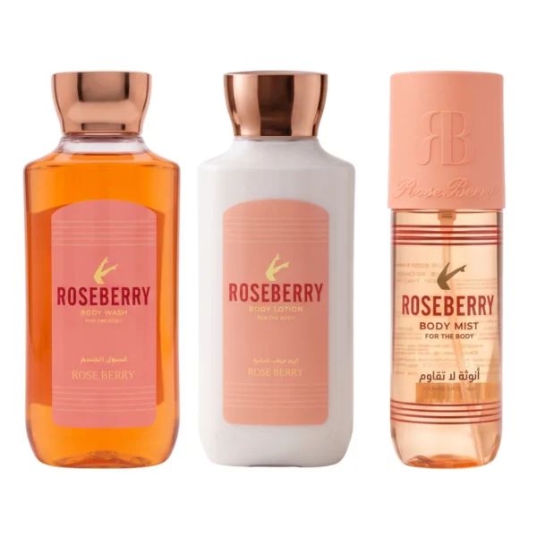 مجموعة العناية بالجسم سكاندال من روز بيري (Rose Berry Scandal Body Set)