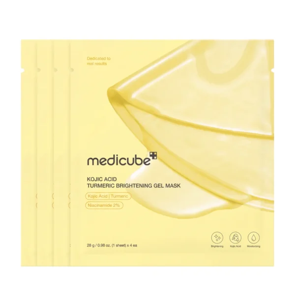 ماسك الجل بحمض الكوجيك والكركم لتفتيح البشرة من ميديكيوب (Medicube Kojic Acid Turmeric Brightening Gel Mask)