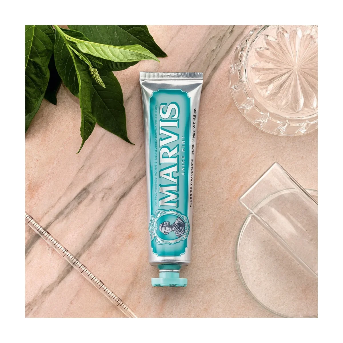 ⁦معجون أسنان مارفيس بالينسون والنعناع (Marvis Anise Mint Toothpaste) - 85 مل⁩ - الصورة ⁦5⁩
