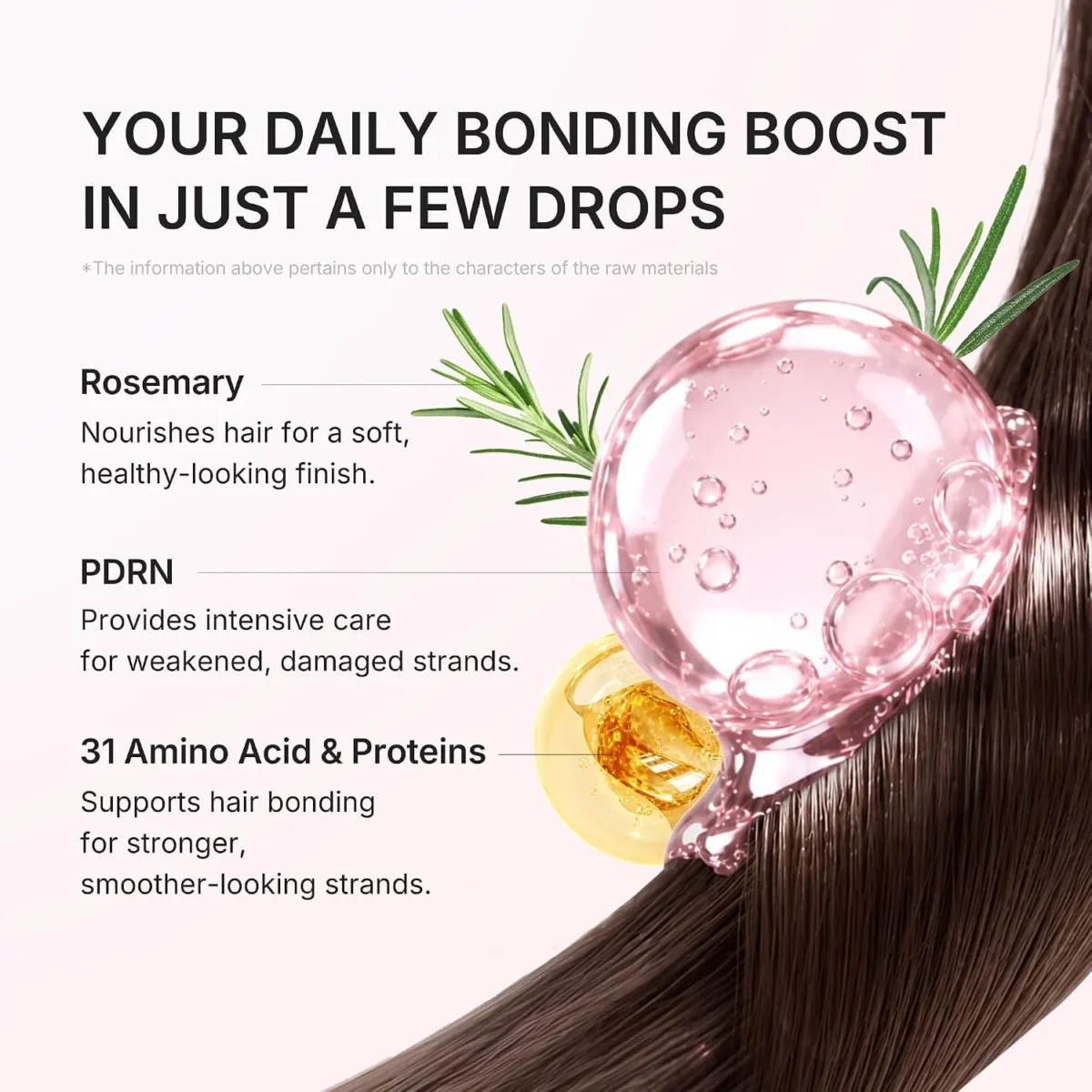 ⁦زيت إكليل الجبل و بي دي آر إن لإصلاح وتغذية الشعر من ميديكيوب (Medicube Rosemary PDRN Silk Hair Oil) - 100 مل⁩ - الصورة ⁦7⁩