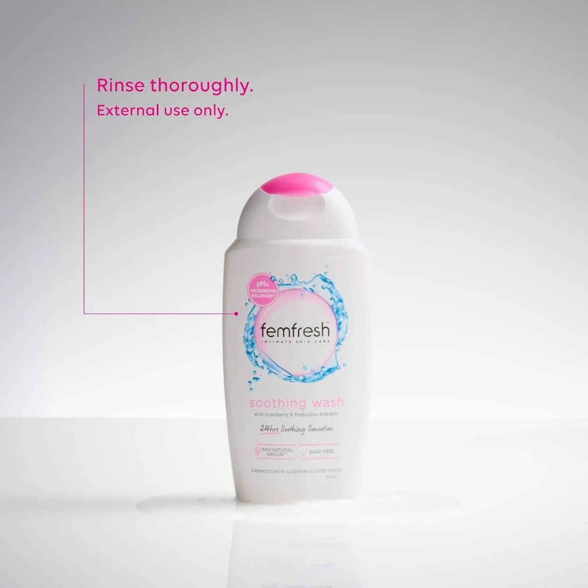 ⁦غسول فيم فريش المهدئ للمناطق الحساسة (Femfresh Soothing Wash) - 250 مل⁩ - الصورة ⁦4⁩