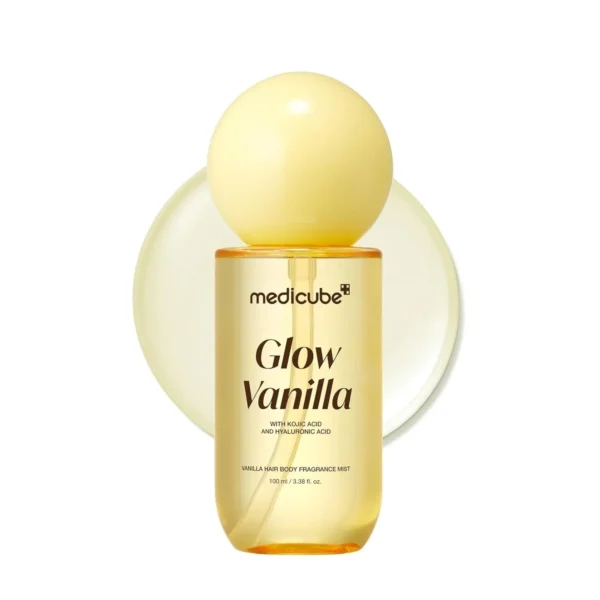 معطر الشعر والجسم جلو فانيلا المرطب من ميديكيوب (Medicube Glow Vanilla Hair & Body Fragrance Mist) - 100 مل