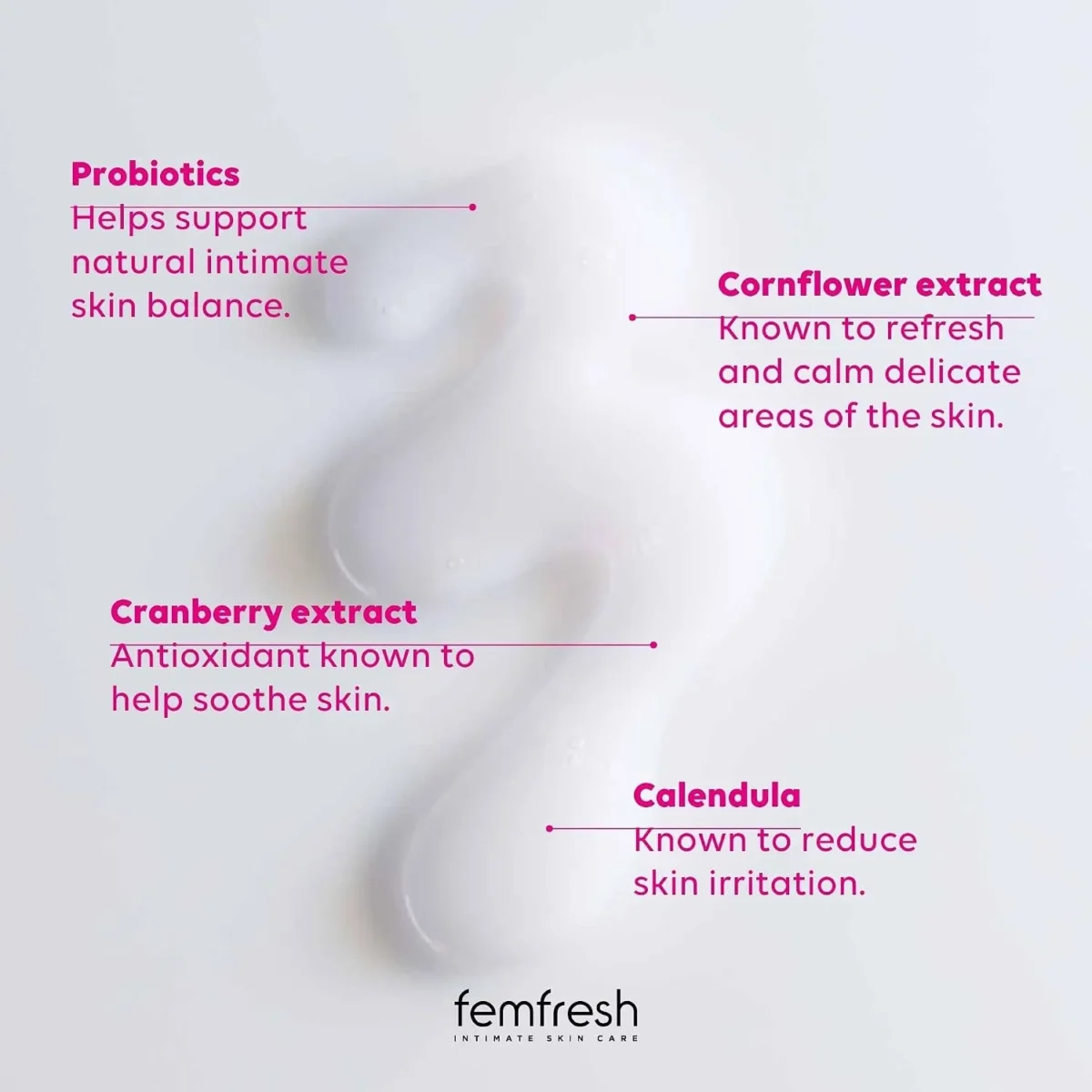 ⁦غسول فيم فريش المهدئ للمناطق الحساسة (Femfresh Soothing Wash) - 250 مل⁩ - الصورة ⁦2⁩