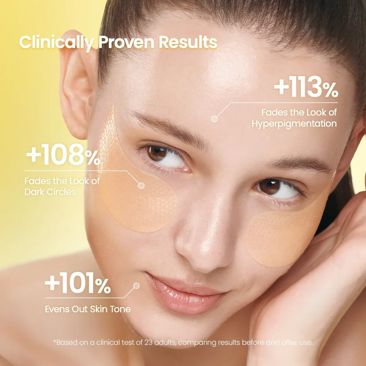 ⁦لصقات العين فيتا نياسيناميد لتفتيح الهالات من بيودانس (Biodance Vita Niacinamide Eye Patches) - 30 زوج⁩ - الصورة ⁦4⁩