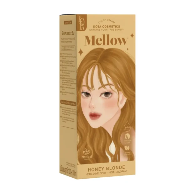 صبغة الشعر العضوية كوتا كوزمتيكس - أشقر عسلي (Kota Cosmetics Mellow Honey Blonde) - 200 مل